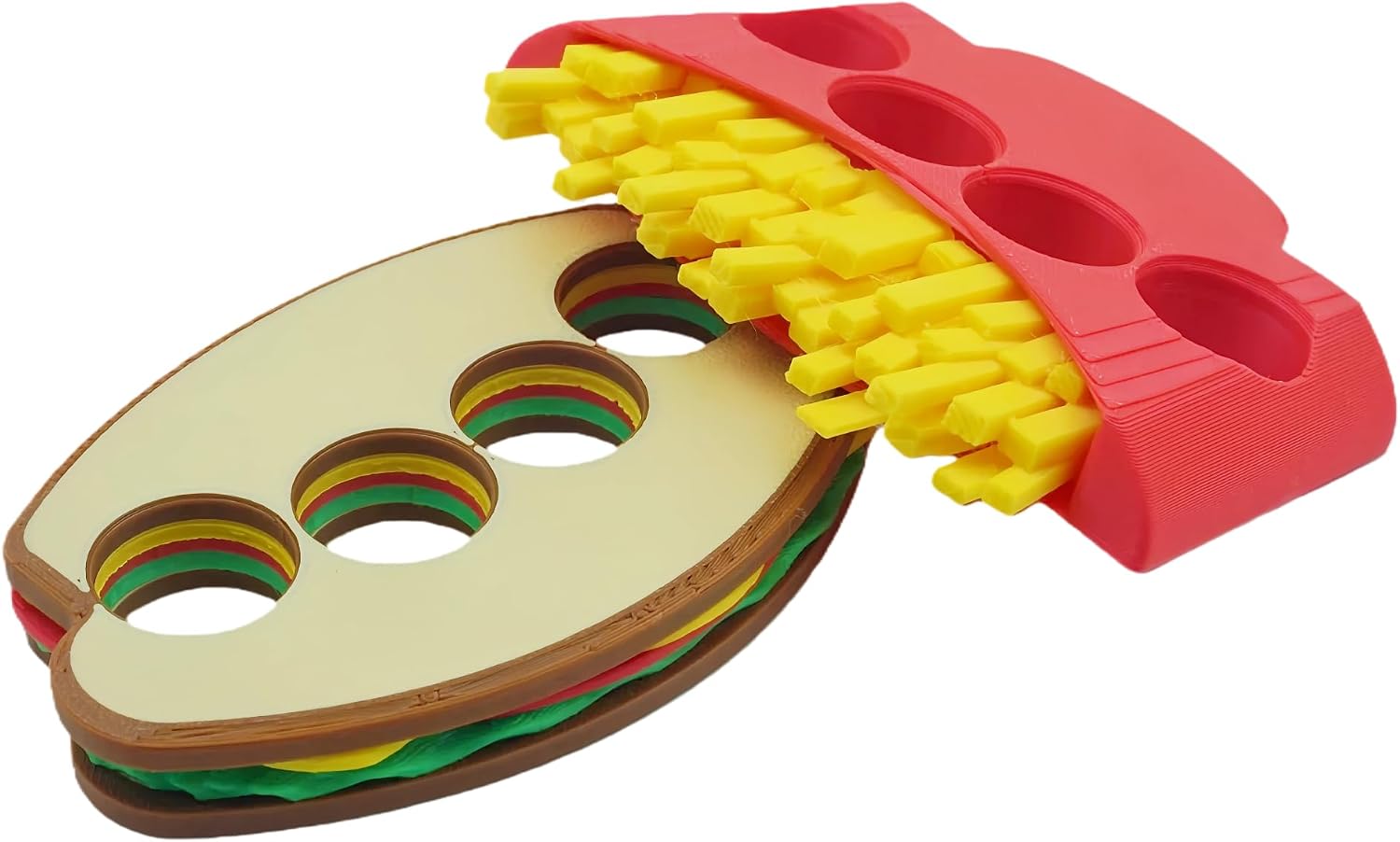 Xonery sandwich and fries prank prop set
